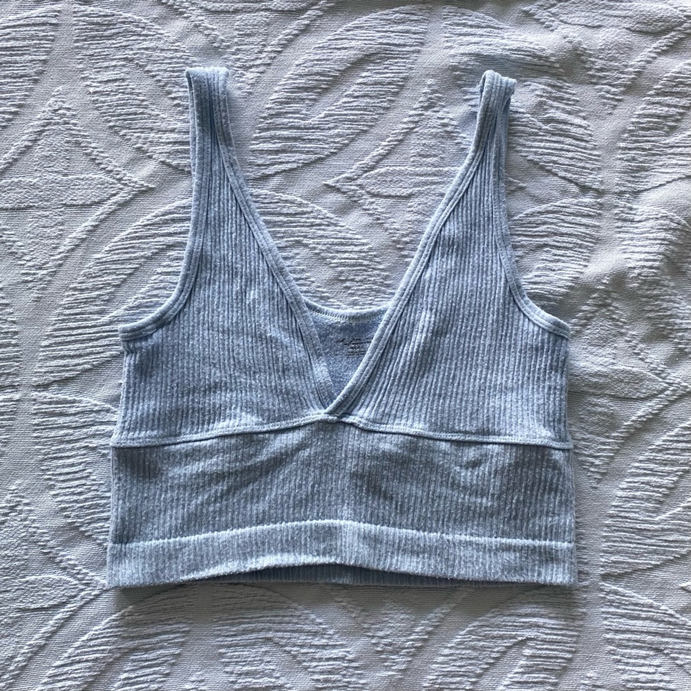 UO Drew Seamless Surplice Bra Top